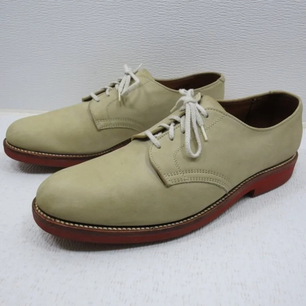Walk-Over Nubuck Leather Casual Dress Vintage Men's Footwear Oxfords sz 10 C/A